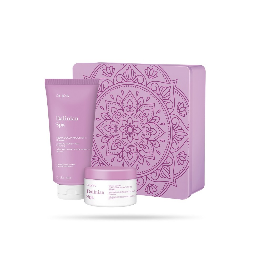 Pupa Balinian Spa Kit 2 Crema Doccia + Crema Corpo Concentrata Addolcente 