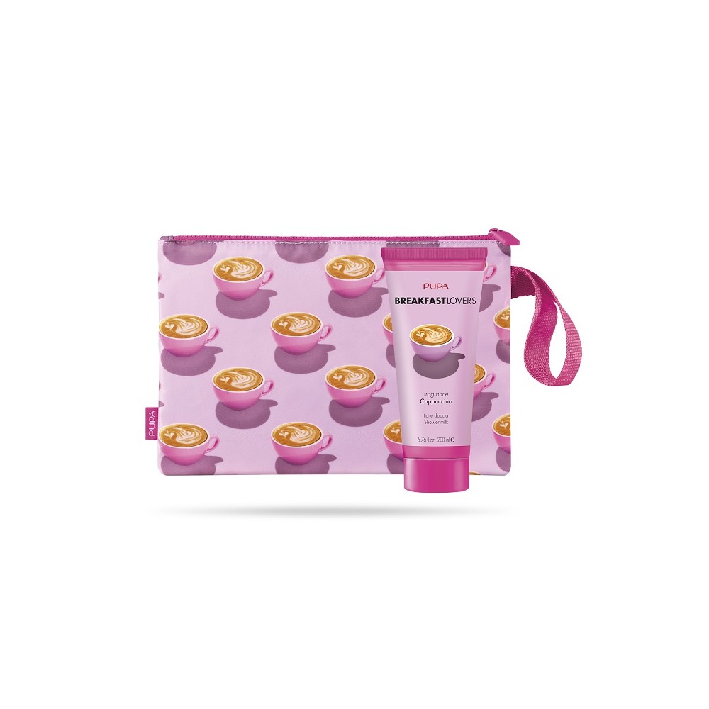 Pupa Breakfast Lovers Latte Doccia + Pochette 01 Cappuccino 