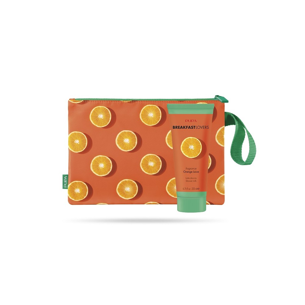 Pupa Breakfast Lovers Latte Doccia + Pochette 03 Orange Juice 