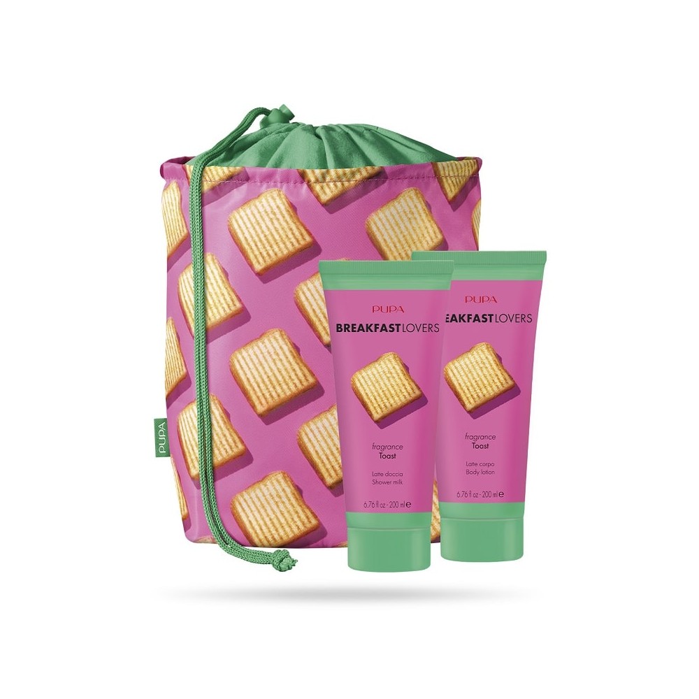 Pupa Breakfast Lovers Latte Doccia + Latte Corpo + Pochette 04 Toast 