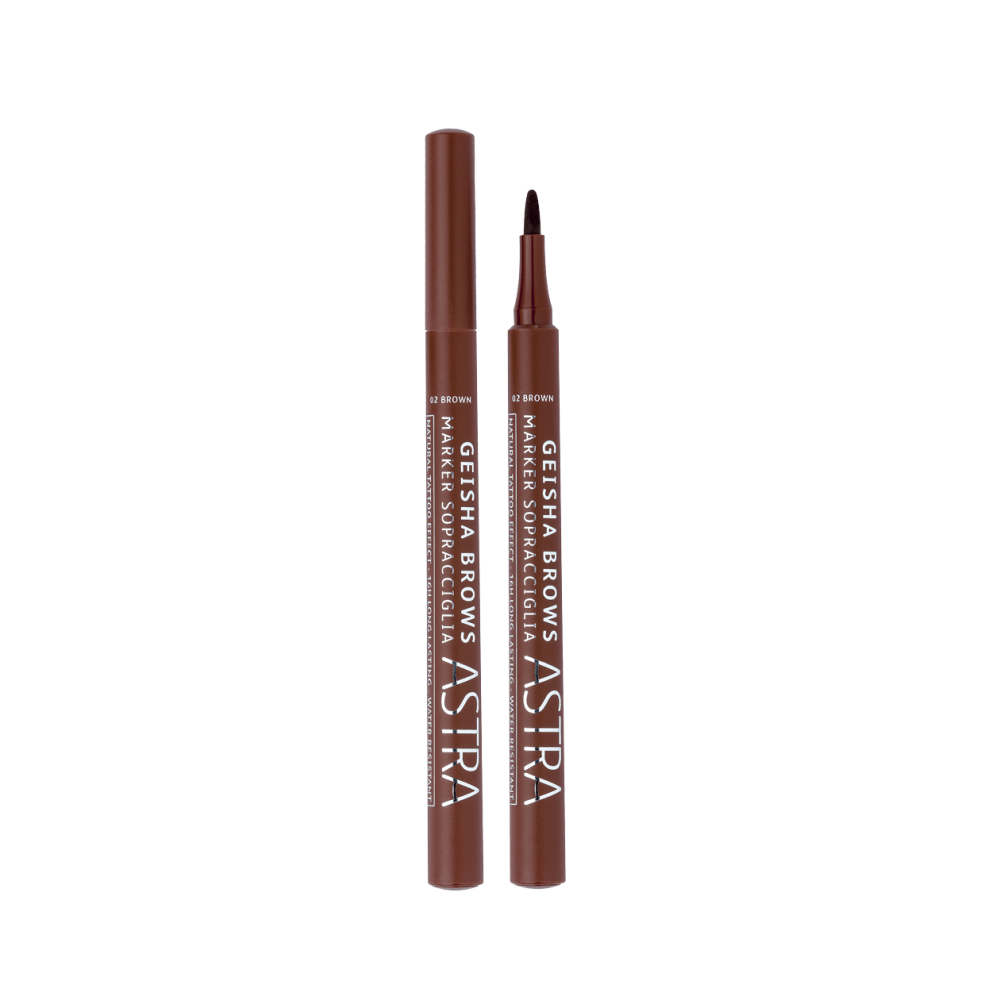 Astra Geisha Brows Marker Pennarello Sopracciglia - 02 Brown 