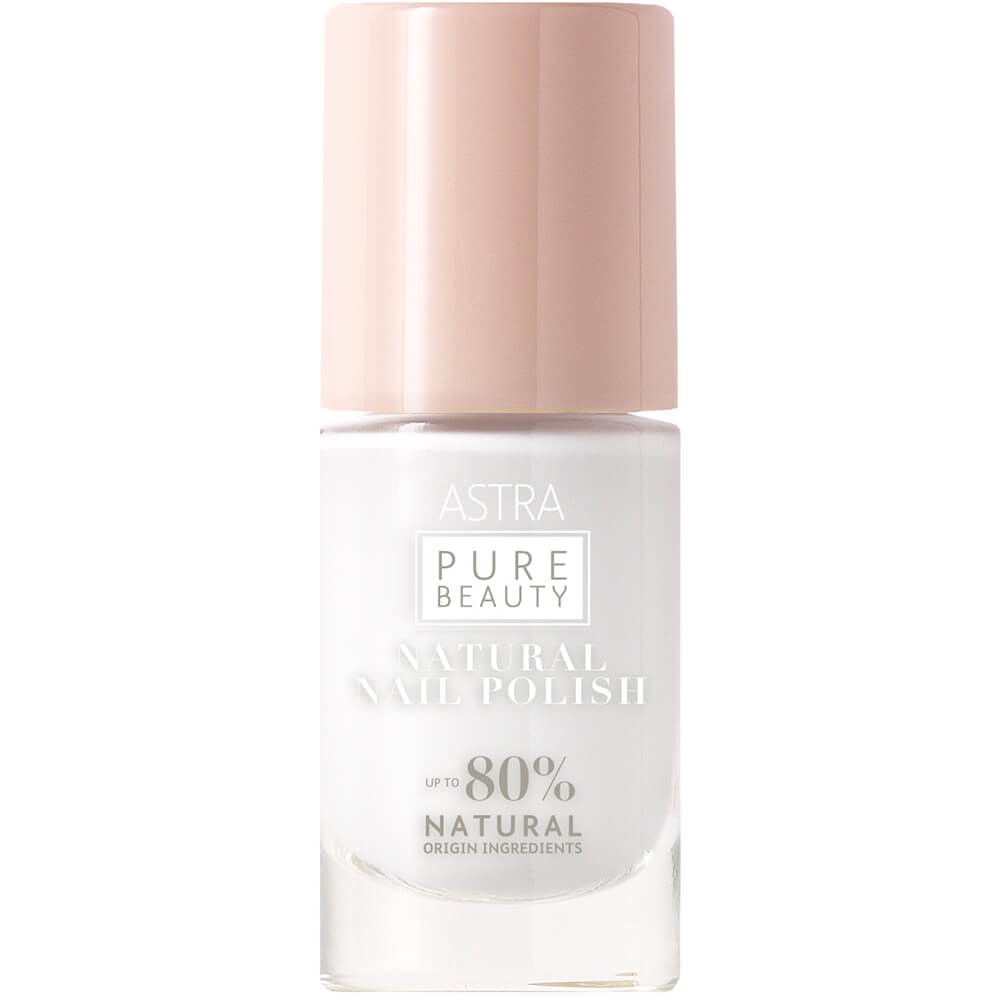 Astra Pure Beauty Natural Nail Polish - 001 Glacier 
