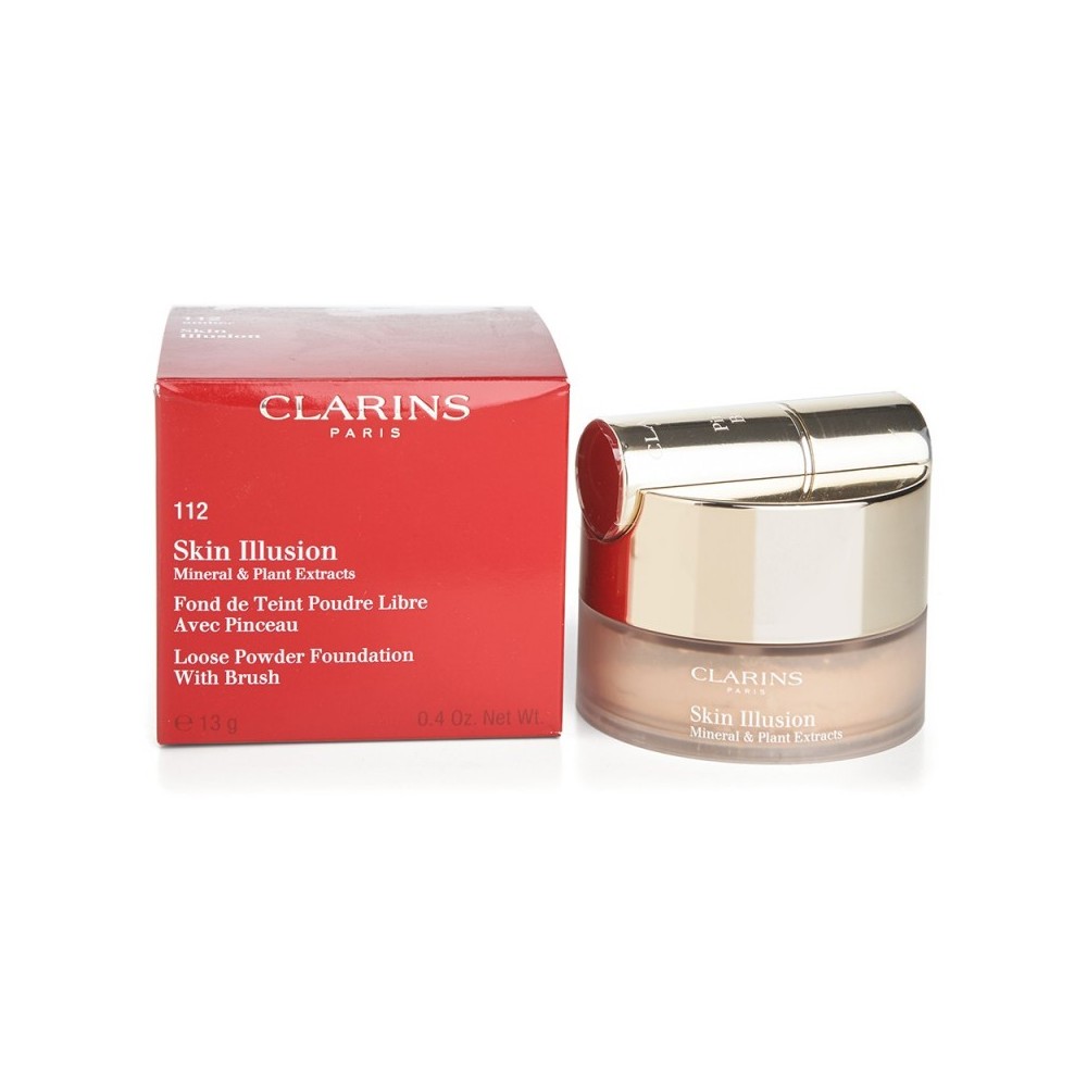 Clarins Skin Illusion Loose Powder Foundation - 112 Amber 