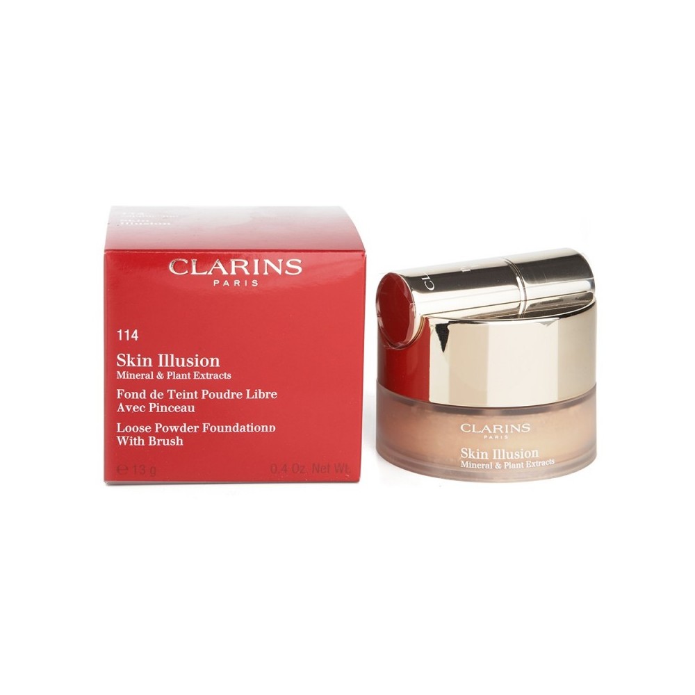 Clarins Skin Illusion Loose Powder Foundation - 114 Cappuccino 