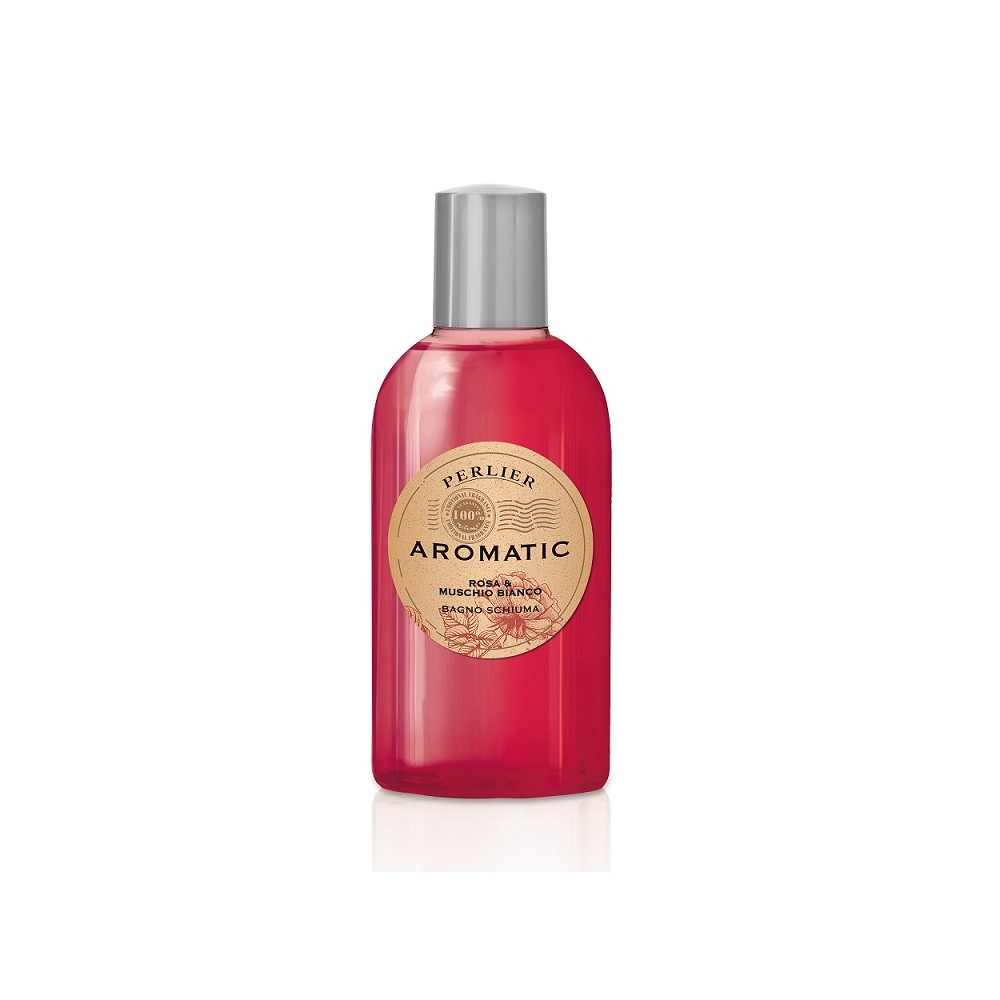 Perlier Aromatic Bagno Schiuma Rosa E Muschio Bianco 500 ml 