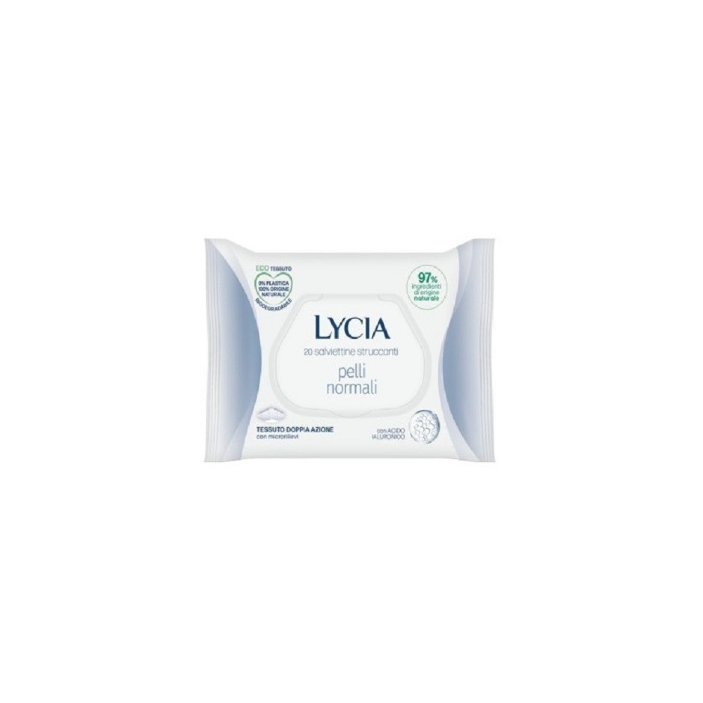 Lycia 20 Salviettine Struccanti Per Pelli Normali 
