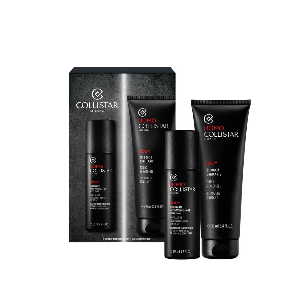 Collistar	Gel Doccia Tonificante 250 ml + Deo Spray 125 ml Cofanetto Body Uomo 