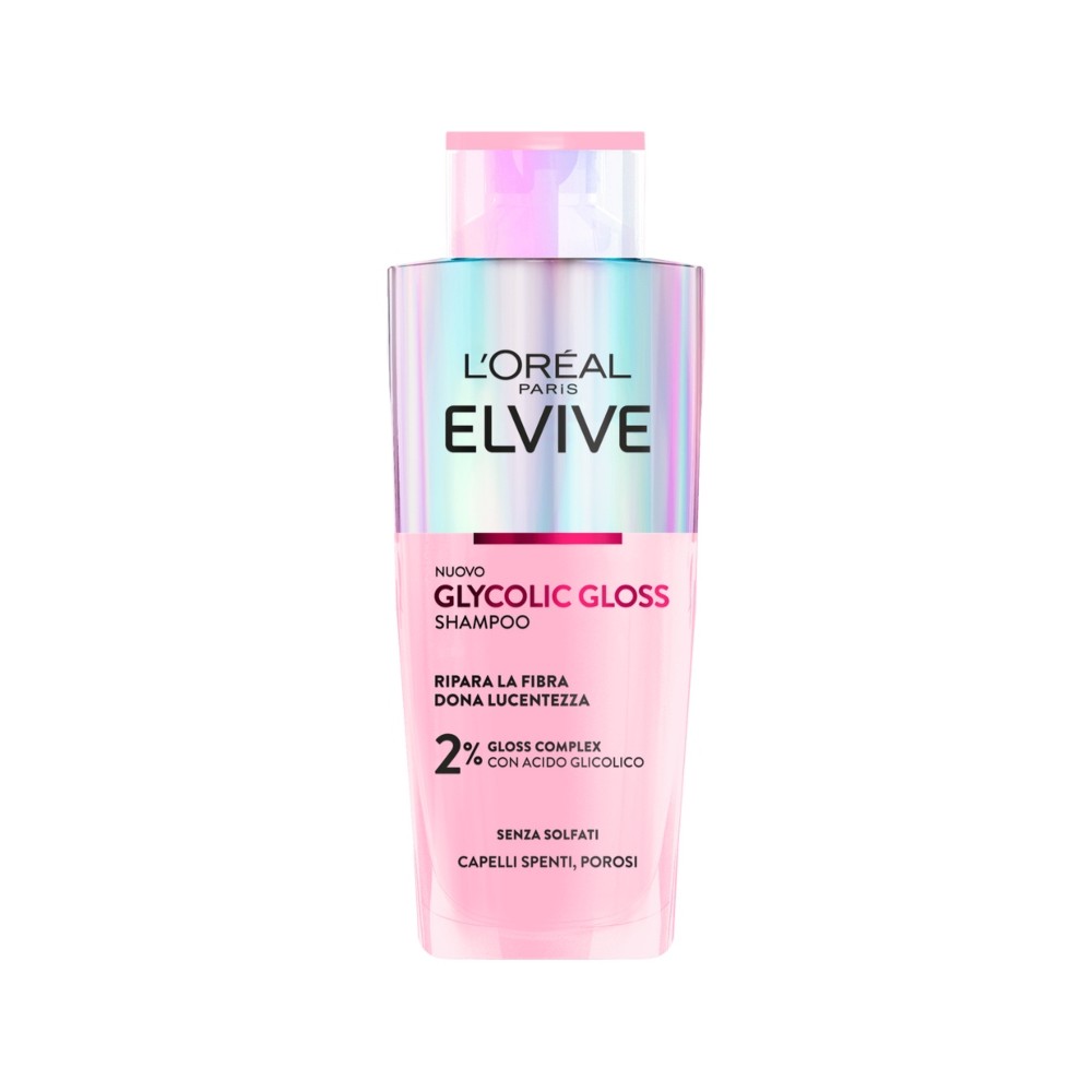 L'Oreal Paris	Elvive Glycolic Gloss Shampoo Per Capelli Spenti 200 ml 