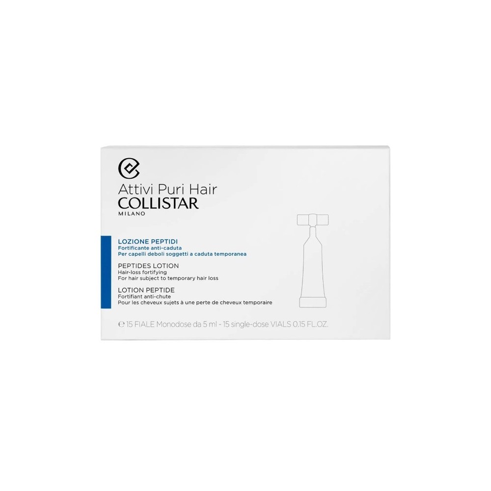 Collistar	Attivi Puri Hair Lozione Peptidi Fortificante Anti-Caduta - 15 Fiale 