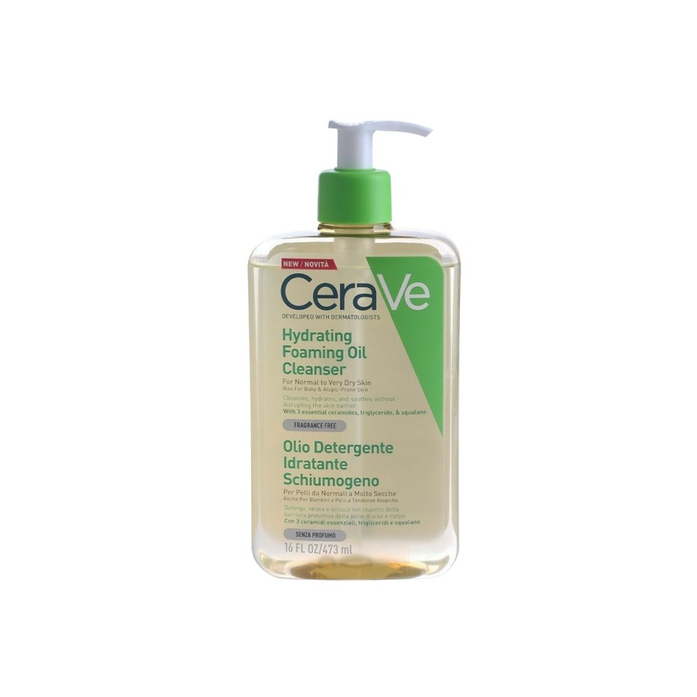 CeraVe Olio Detergente Idratante Schiumogeno Viso E Corpo 473 ml 
