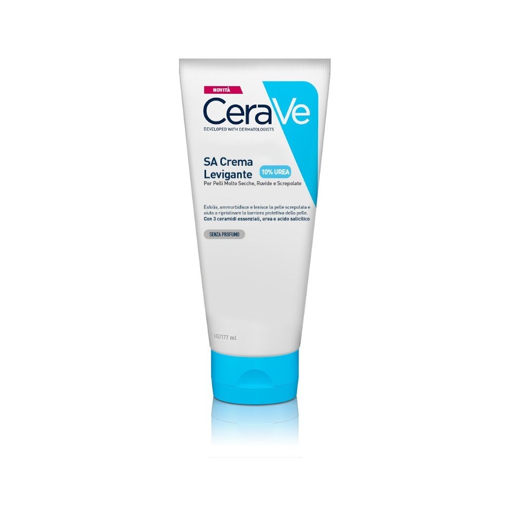 CeraVe SA - Crema Levigante Per Pelli Secche, Ruvide e Screpolate 10% Urea 177 gr 