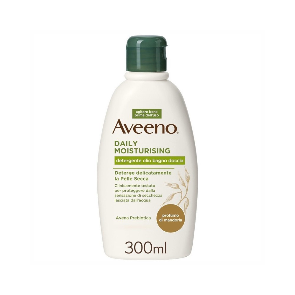 Aveeno Daily Moisturising Detergente Olio Bagno Doccia 300 ml 