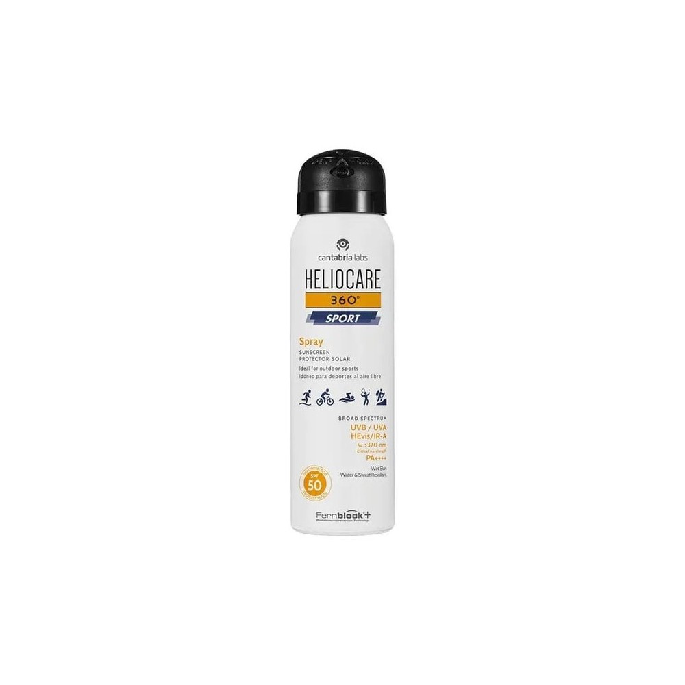 Difa Cooper Heliocare 360 Sport Spray SPF50 Protezione Solare Corpo 100 ml 