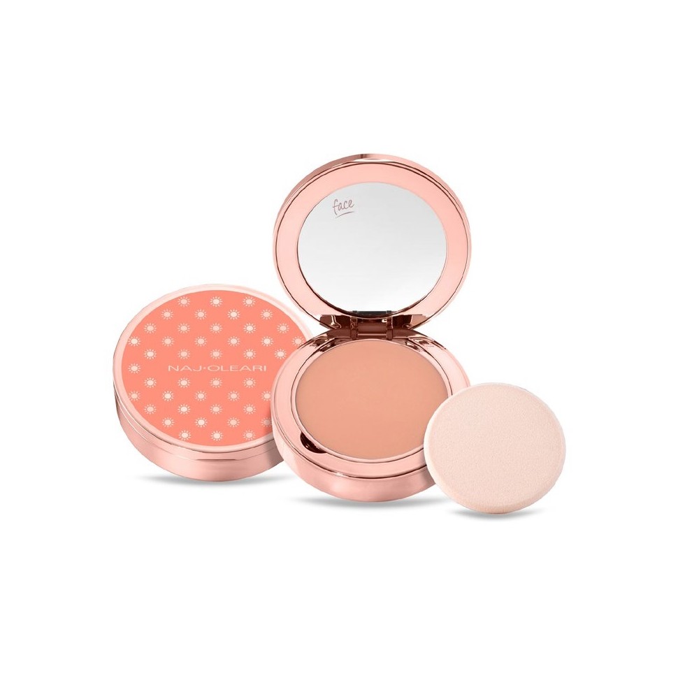 Naj-Oleari Sun Addiction Cream Compact Foundation - Fondotinta Compatto SPF15 - 01 Cappuccino 