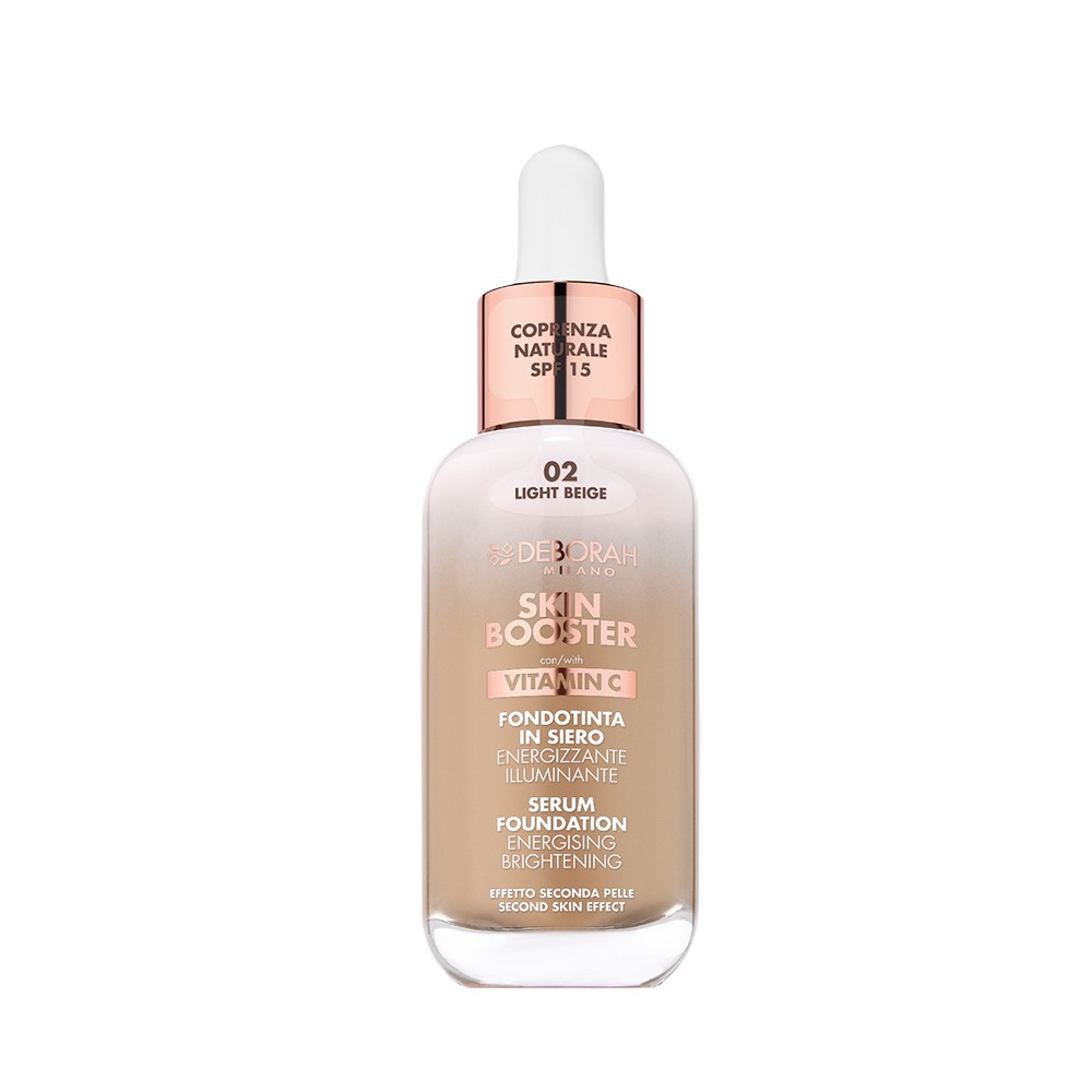 Deborah Skin Booster Fondotinta In Siero - 2 Light Beige 