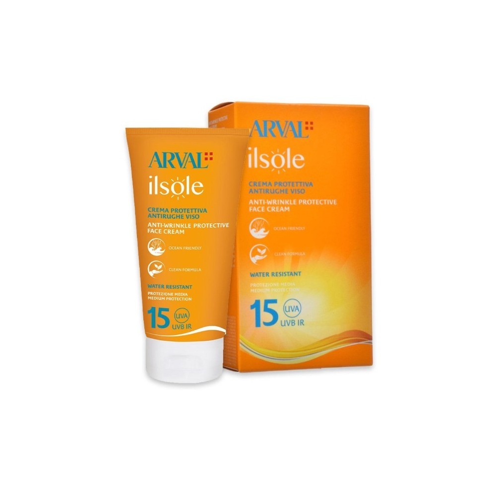 Arval ilsole Crema Protettiva Antirughe viso SPF 15 50ML 