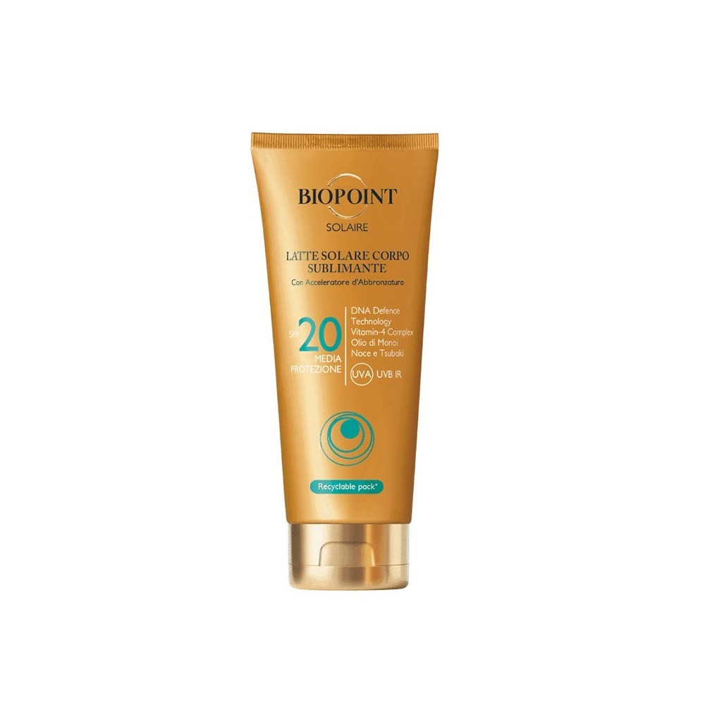 Biopoint Solaire Latte Solare Corpo Sublimante SPF20 200ML 