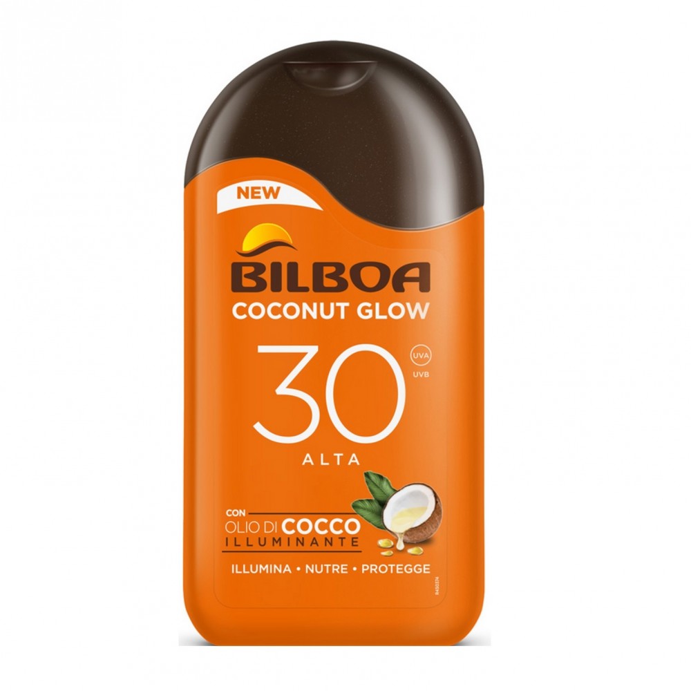 Bilboa Coconut Glow SPF30 Latte Solare Corpo 200 ml 