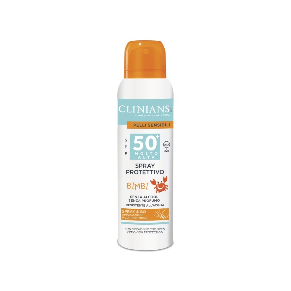 Clinians Spray Protettivo Bimbi Resistente All'Acqua SPF50+ 150 ml 