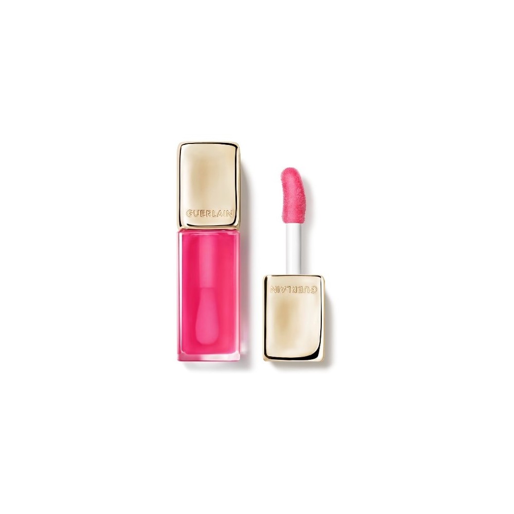 Guerlain KissKiss Bee Glow Oil - Olio Labbra Colorato - 458 Pop Rose Glow 