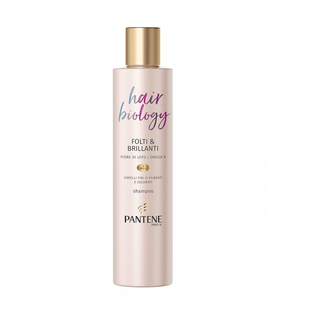Pantene Hair Biology Folti e Brillanti Shampoo 250 ml 