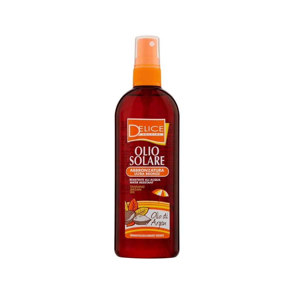 Delice Olio Solare Abbronzante All' Olio Di Argan Spray 150 ml 