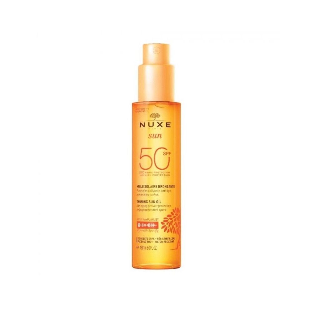 Nuxe Sun Olio Solare Viso E Corpo SPF50 150 ml 