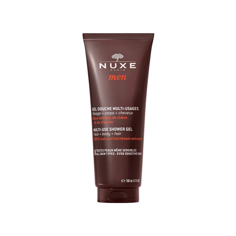Nuxe Men Gel Doccia Multiuso Viso Corpo E Capelli 200 ml 