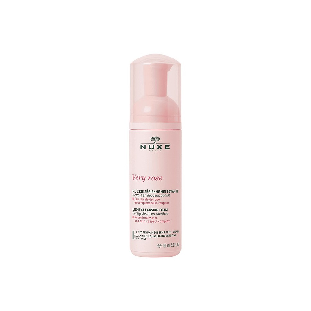 Nuxe Very Rose Mousse Leggera Detergente 150 ml 