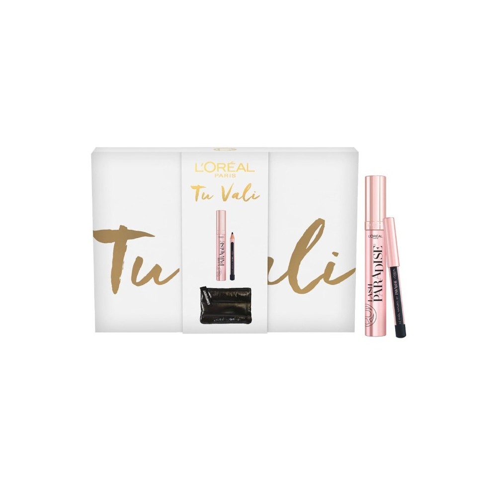 L'Oreal Paris Lash Paradise Mascara + Matita Occhi Cofanetto Makeup 