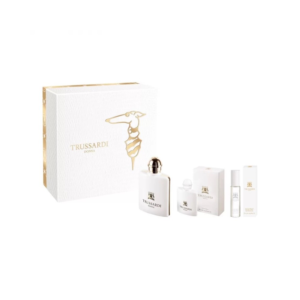 Trussardi Donna Donna Eau de Parfum 50 ml + Miniatura 7 ml + Travel Spray 10 ml Cofanetto 