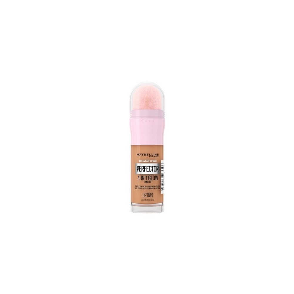Maybelline Instant Perfector 4-In-1 Glow Makeup Fondotinta Multi-Uso - 02 Medium 