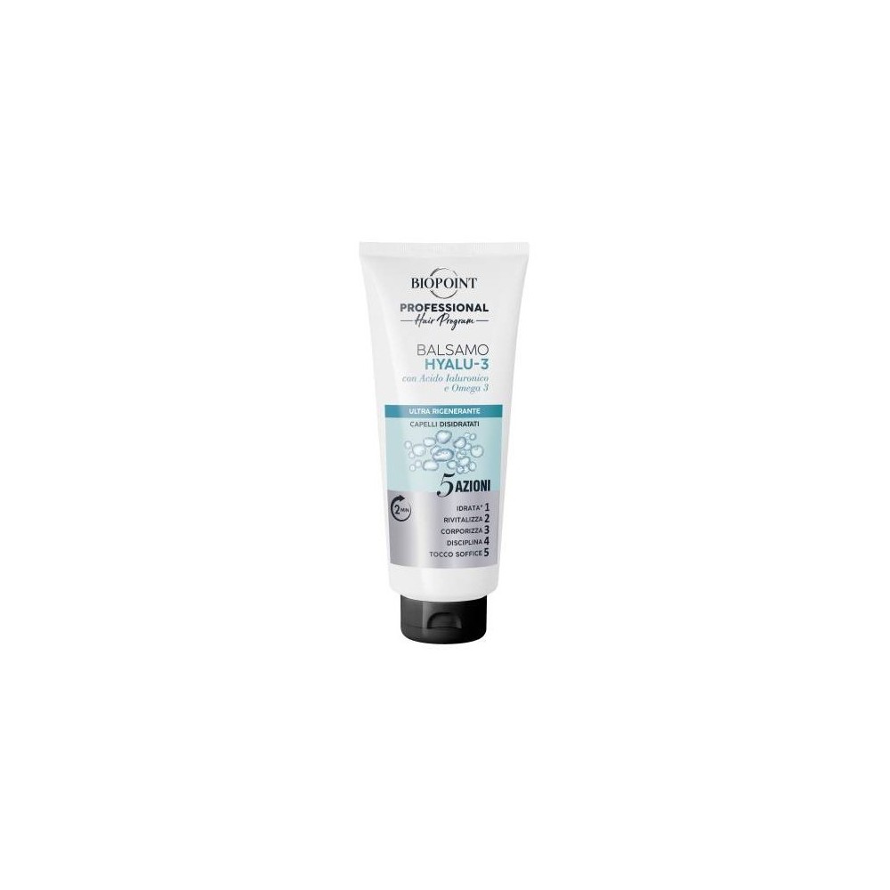 Biopoint Hyalu-3 Balsamo Ultra Rigenerante Per Capelli Disidratati 300 ml 