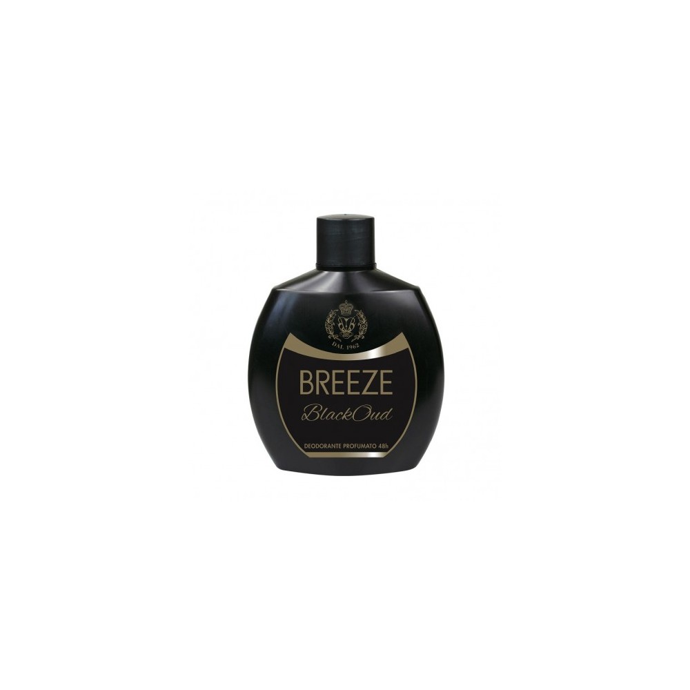 Breeze Black Oud Deodorante Squeeze Senza Gas 100 ml 