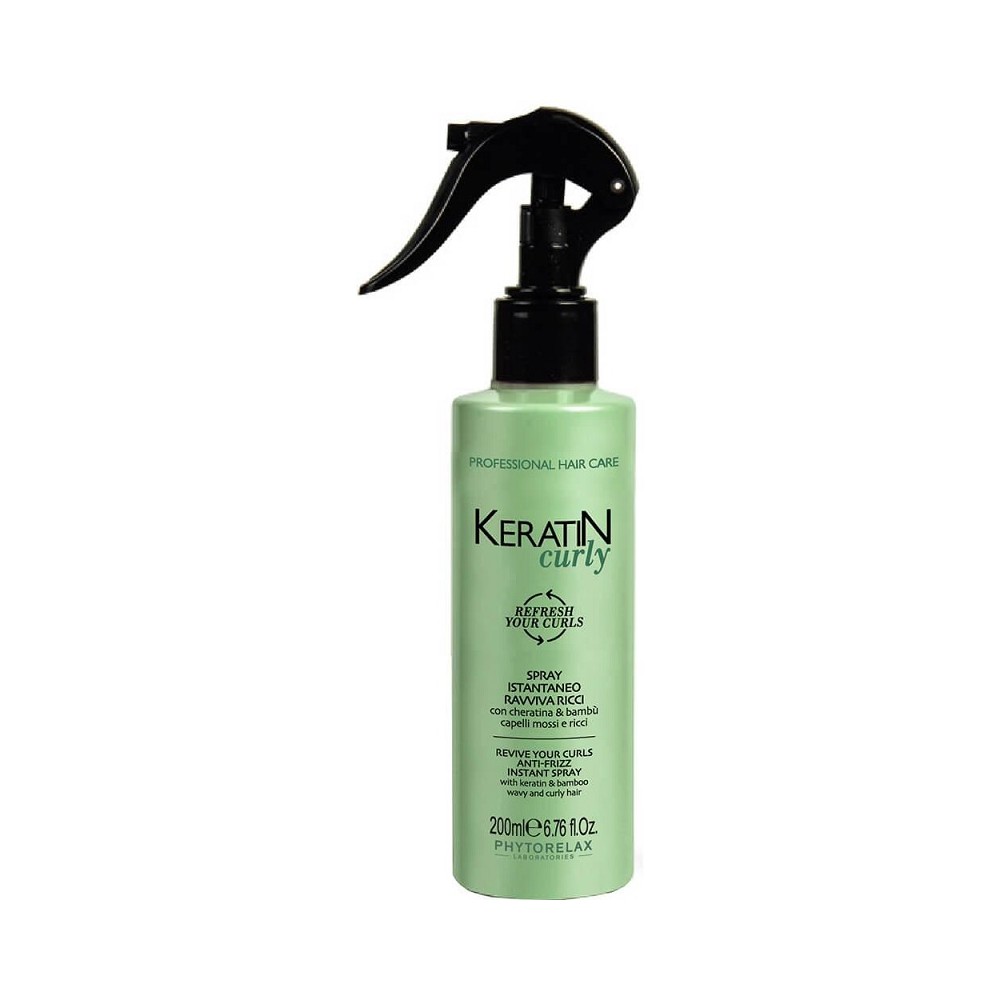 Phytorelax Keratin Curly Spray Istantaneo Ravviva Ricci 200 ml 