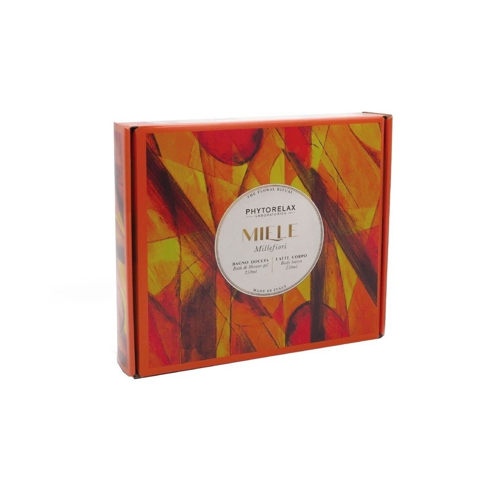 Phytorelax The Floral Ritual Miele Millefiori Bagno Doccia + Latte Corpo Cofanetto 