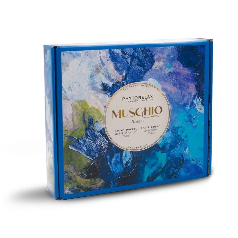 Phytorelax The Floral Ritual Muschio Bianco Bagno Doccia + Latte Corpo Cofanetto 