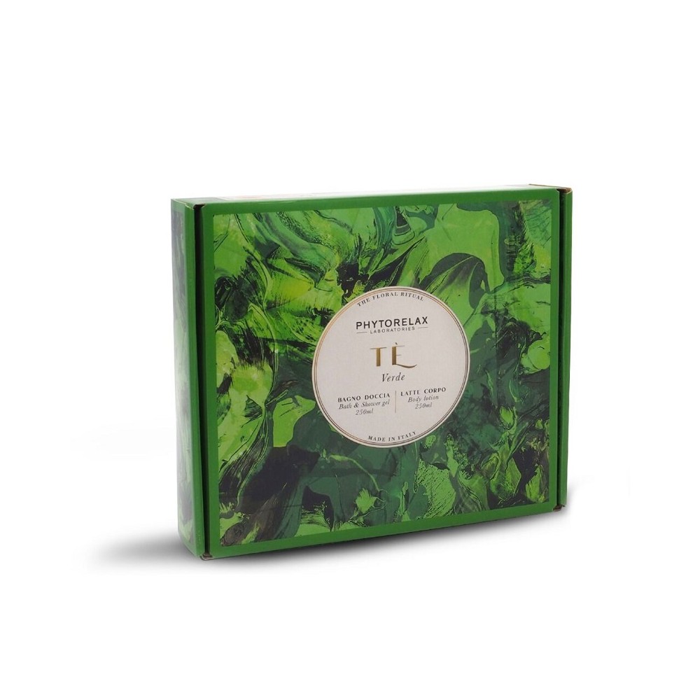 Phytorelax The Floral Ritual Tè Verde Bagno Doccia + Latte Corpo Cofanetto 