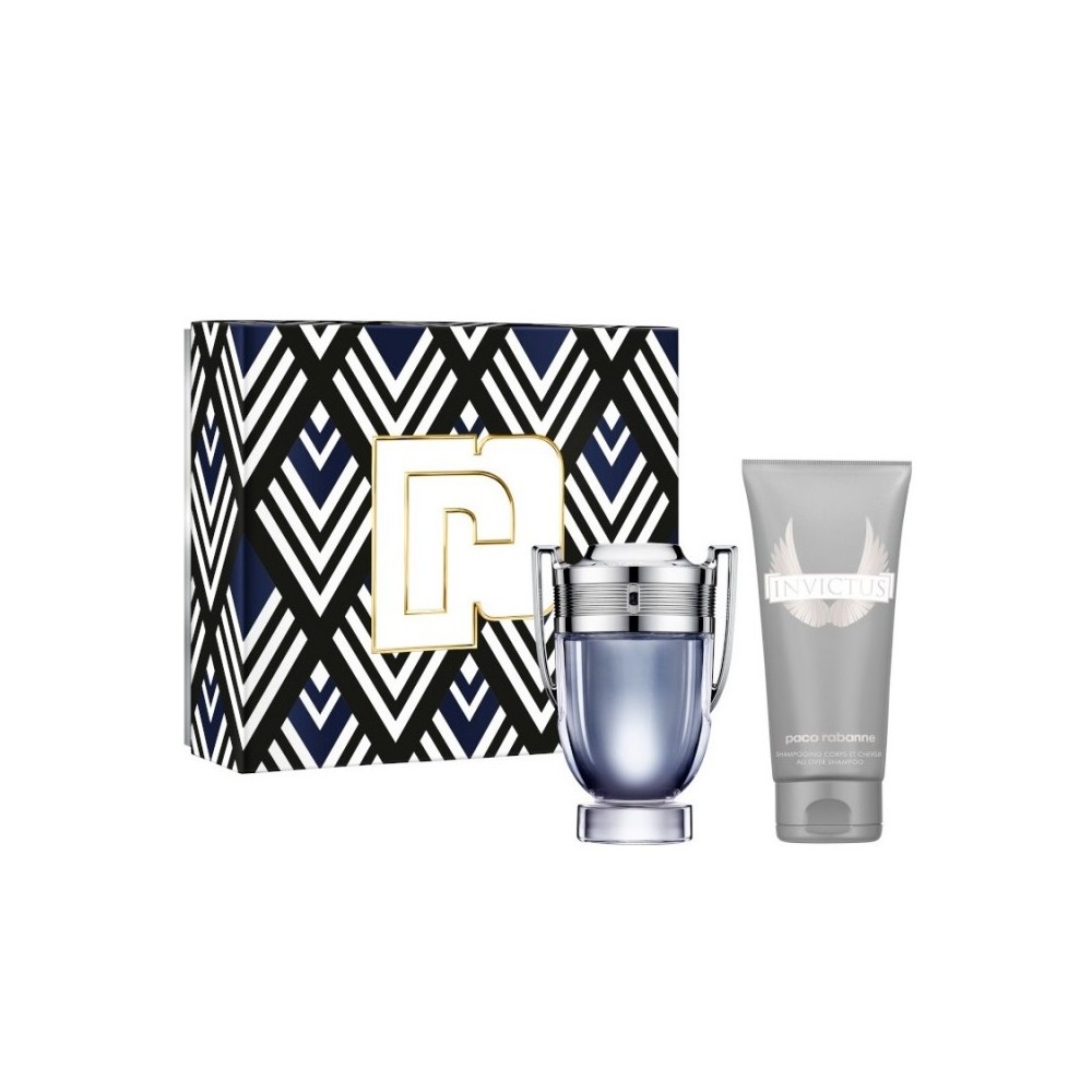 Paco Rabanne Invictus Eau De Toilette 100 ml + Shower Gel Cofanetto 