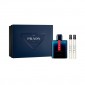 Prada Luna Rossa Ocean Eau De Toilette 100 ml + 2 Travel Size 10 ml Cofanetto