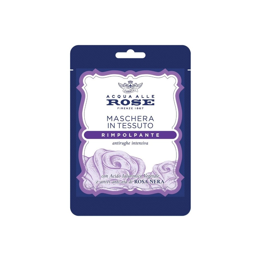 Acqua alle Rose Maschera In Tessuto Rimpolpante Antirughe Intensiva 
