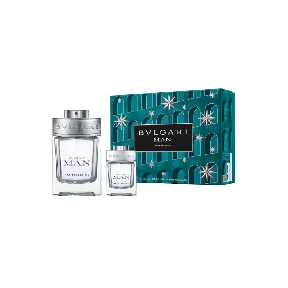 Bulgari Man Rain Essence Eau De Parfum 100 ml + 15 ml Cofanetto 