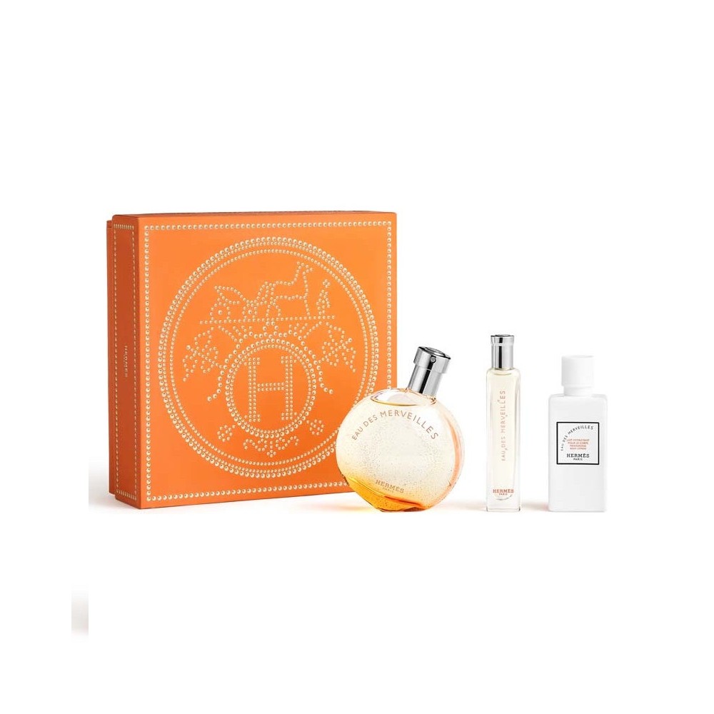 Hermès Eau des Merveilles Eau de Toilette 50 ml + 15 ml + Body Lotion Cofanetto 