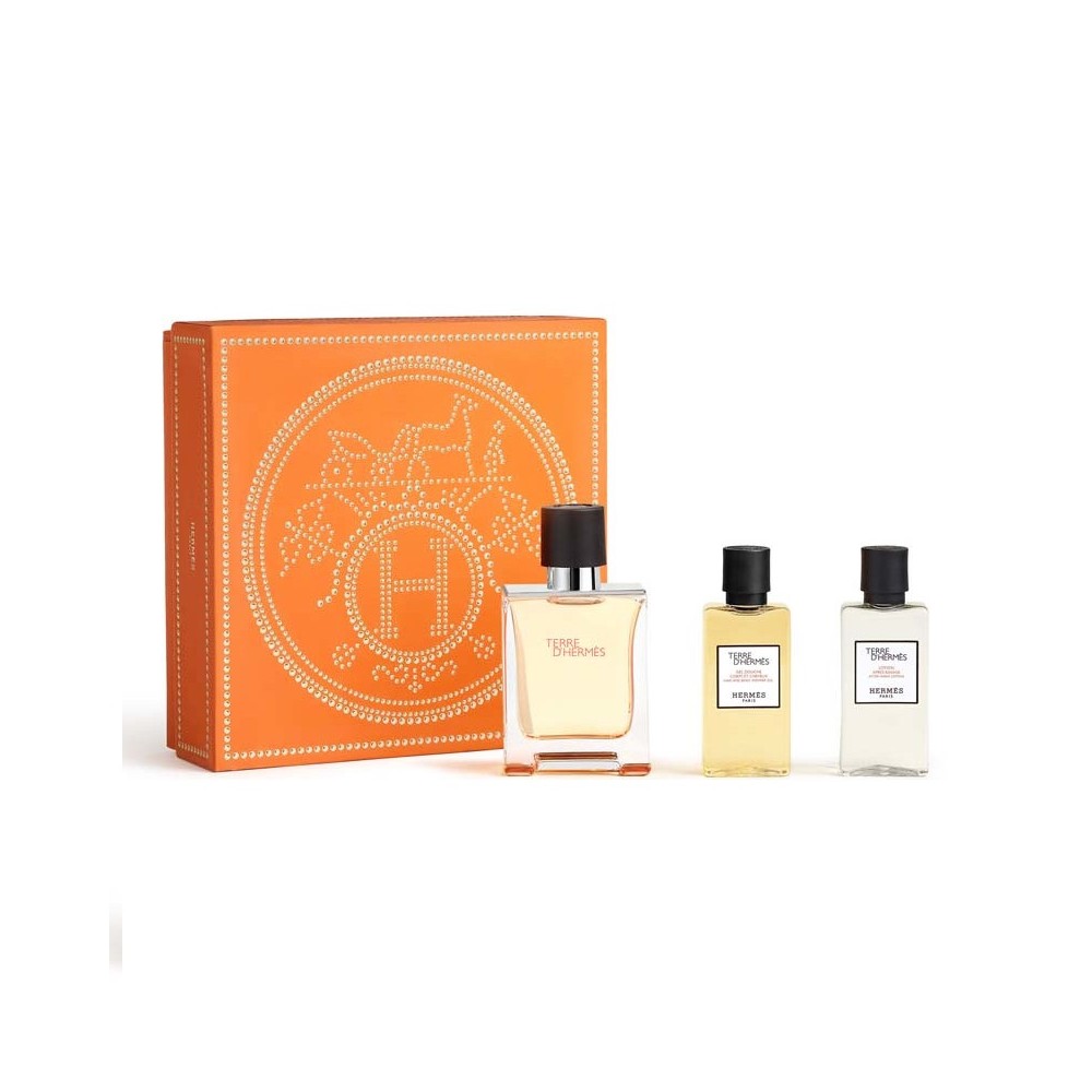 Hermès Terre D'Hermès Eau De Toilette 50 ml + After Shave + Shower Gel Cofanetto 