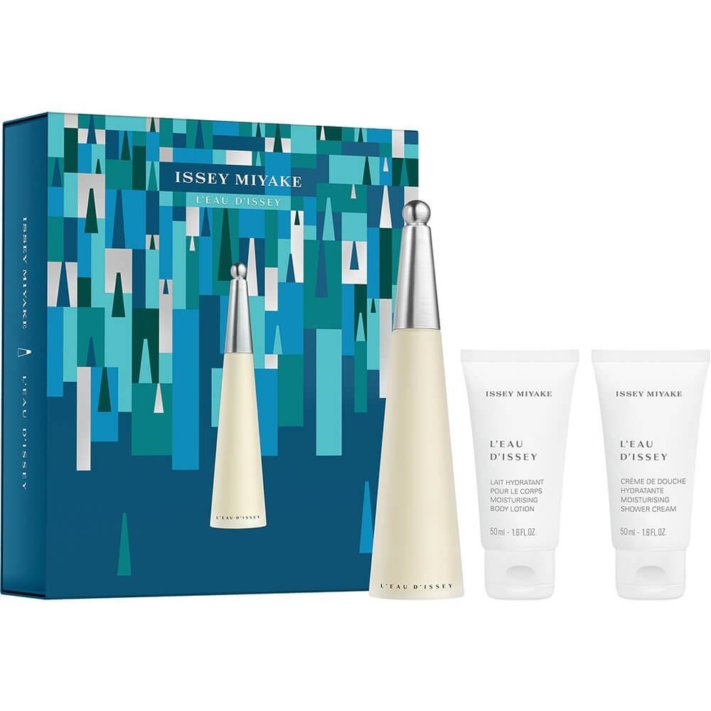 Issey Miyake L'Eau D'Issey Eau De Toilette 50 ml + Body Lotion + Shower Cream Cofanetto 