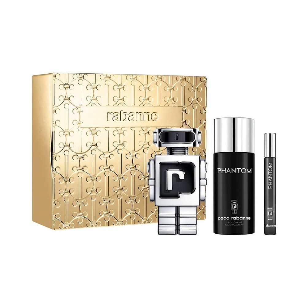 Paco Rabanne Phantom Eau De Toilette 100 ml + 10 ml + Deo Spray Cofanetto 