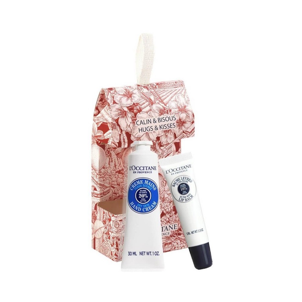 L'Occitane Hugs & Kisses Crema Mani + Balsamo Labbra Cofanetto 
