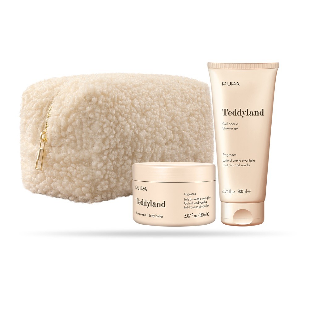 Pupa Teddyland - Gel Doccia + Burro Corpo Latte Di Avena E Vaniglia Cofanetto 