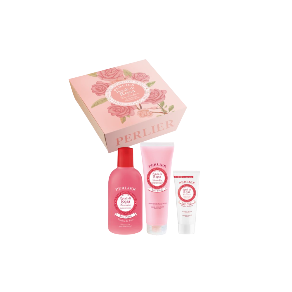Perlier Petali di Rosa del Lancashire Cofanetto 