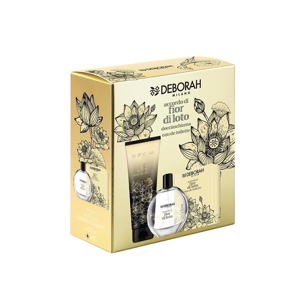Deborah Accordo Di Fior Di Loto Eau De Toilette 100 ml + Docciaschiuma Cofanetto 